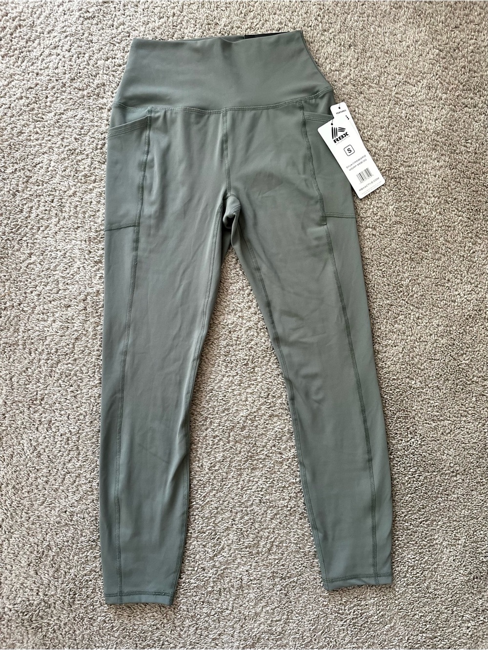 RBX Active Shorts in Charcoal Gray NWT